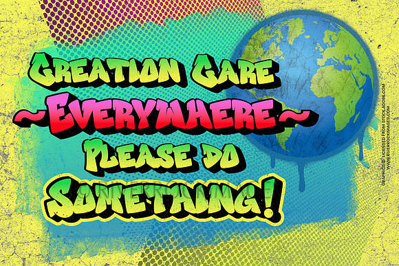 Creation Care - Grunge 16 by 24 280 dpi