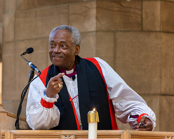 Bishop Curry preaches