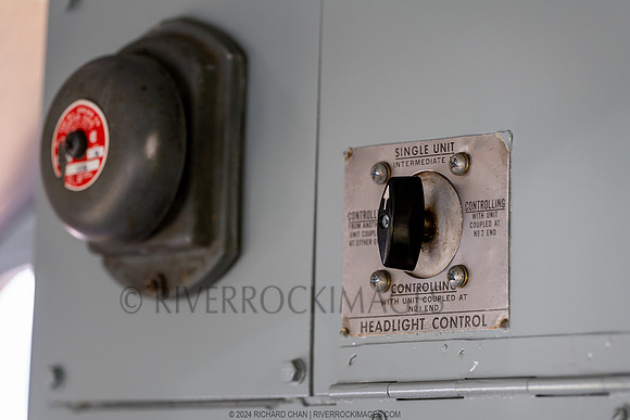 Alarm and light switch.