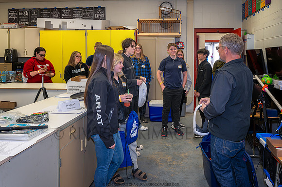 Tour of shop.
