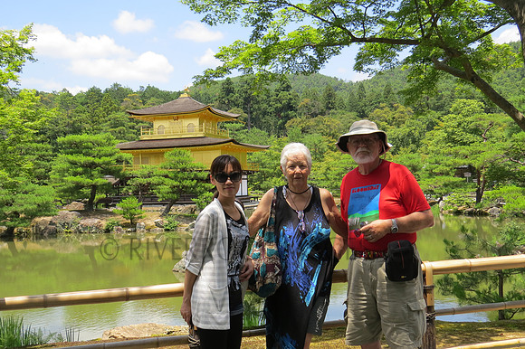 62 20130628 With Ayumi at Golden Pagoda in Japan